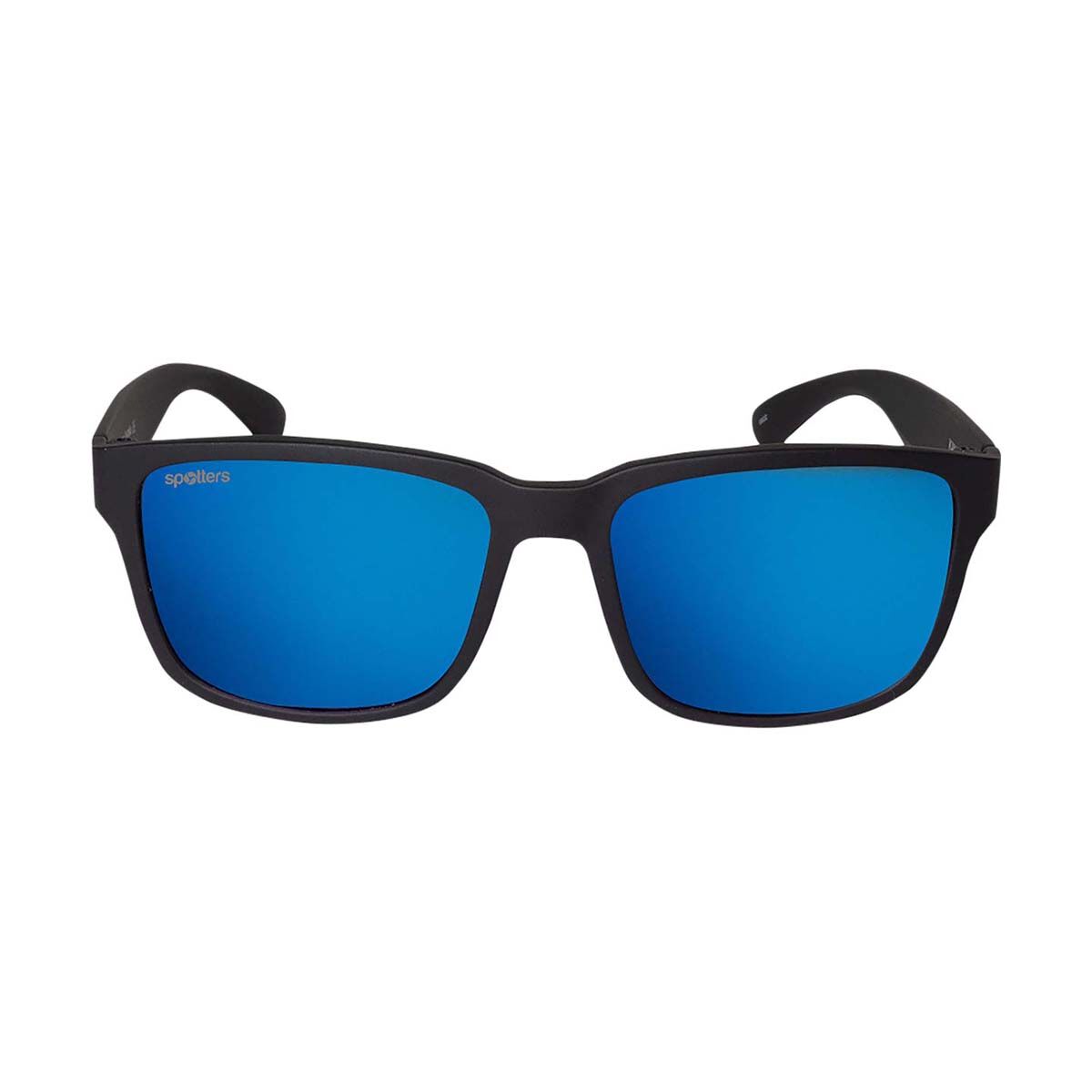 Spotters Kanga Kids' Sunglasses Matte Black with Blue Lens, , bcf_hi-res