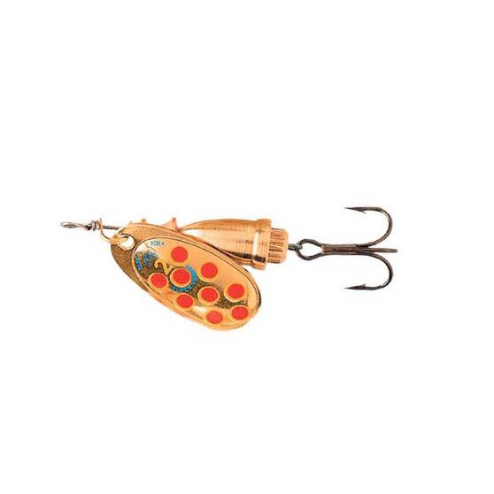 Blue Fox Vibrax Hot Pepper Spinner Lure Size 1 Gold Red, Gold Red, bcf_hi-res