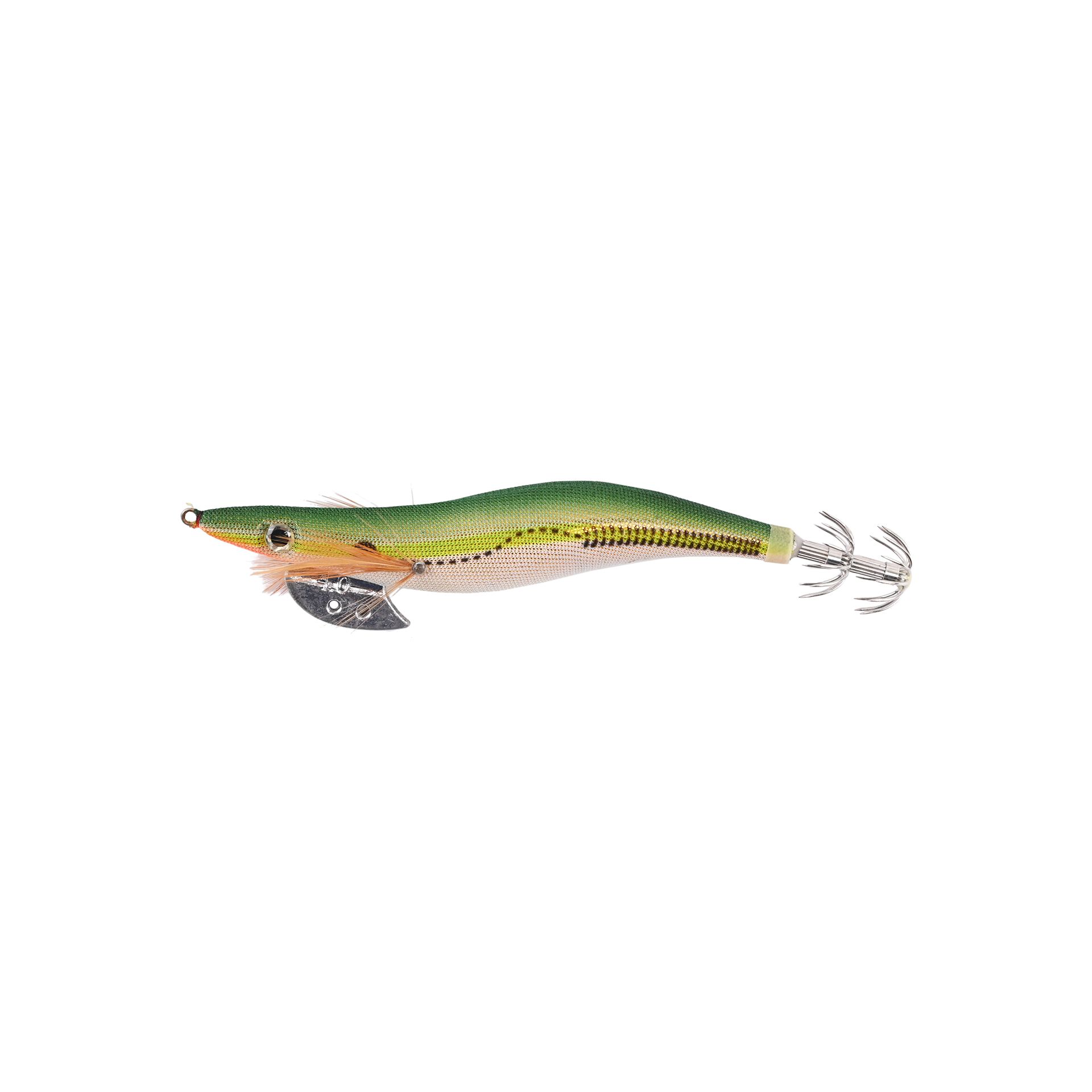 Pryml Calamari Squid Jig 1.5 Green Gold, Green Gold, bcf_hi-res