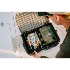 Meiho Bucket Mouth 9000 Tackle Box Black, , bcf_hi-res