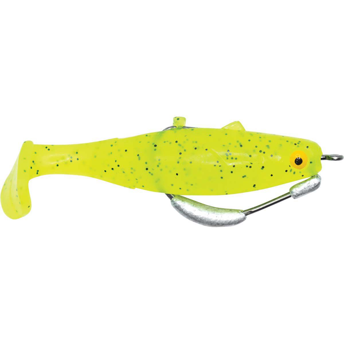 MMD Fat Skipper Soft Plastic Lure 80mm Green, Green, bcf_hi-res