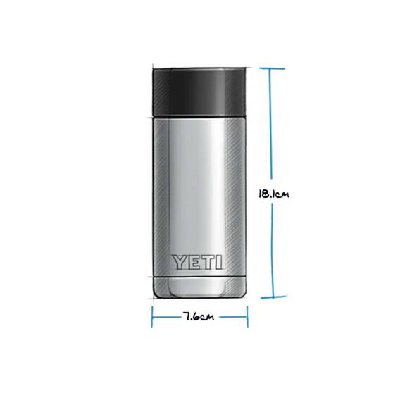 YETI® Rambler® Bottle 12 oz (354 ml) with HotShot™ Cap Black, Black, bcf_hi-res