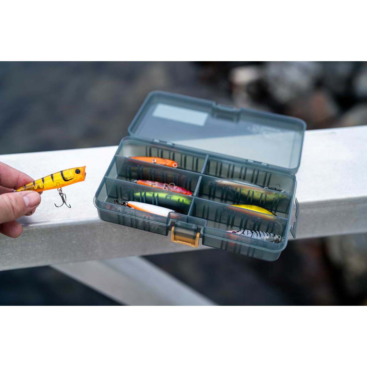Versus VS-806 Tackle Box Black, , bcf_hi-res