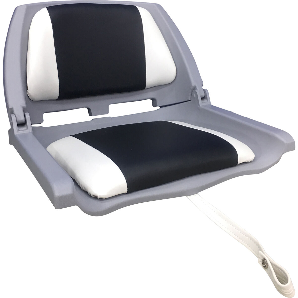 Bowline Padded Folding Tinnie Seat Charcoal BCF