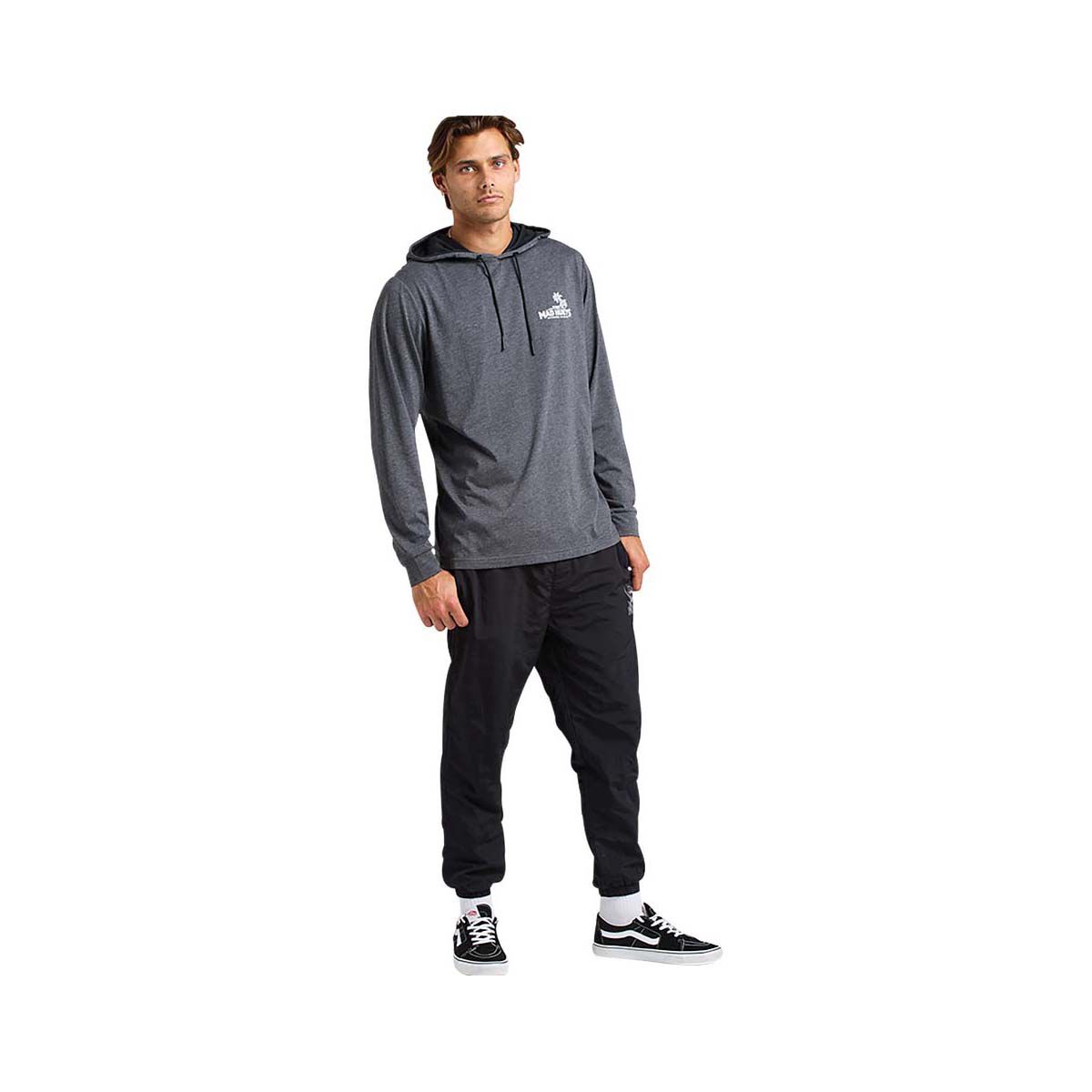The Mad Hueys Men&rsquo;s Skeleton Paradise Long Sleeve Hooded Tee, , bcf_hi-res