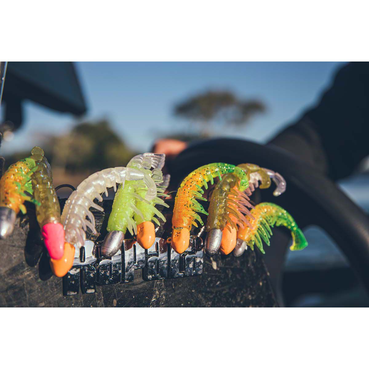 Rapala CrushCity Imposter Soft Plastic Lure 3in Neon Yabbie, Neon Yabbie, bcf_hi-res