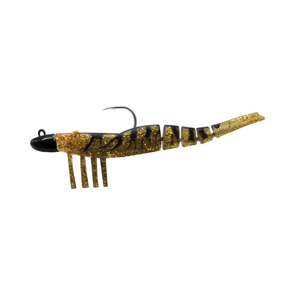 Wilson Wild Shrimp Soft Plastic Lure 5in Black Ale, Black Ale, bcf_hi-res