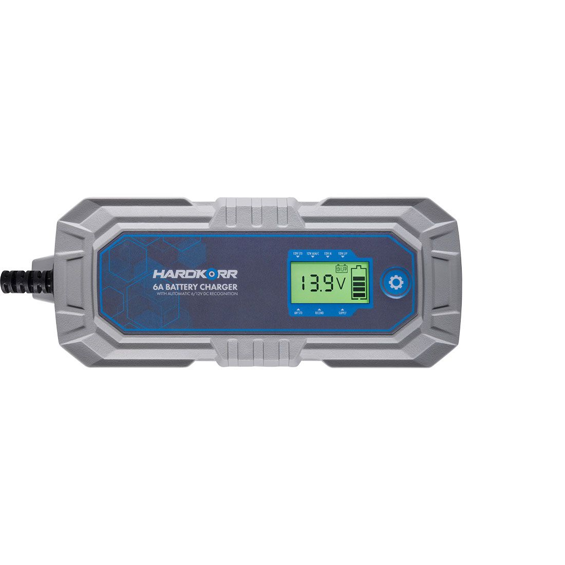 Hardkorr 6/12V 6A AC 9 Stage Battery Charger, , bcf_hi-res