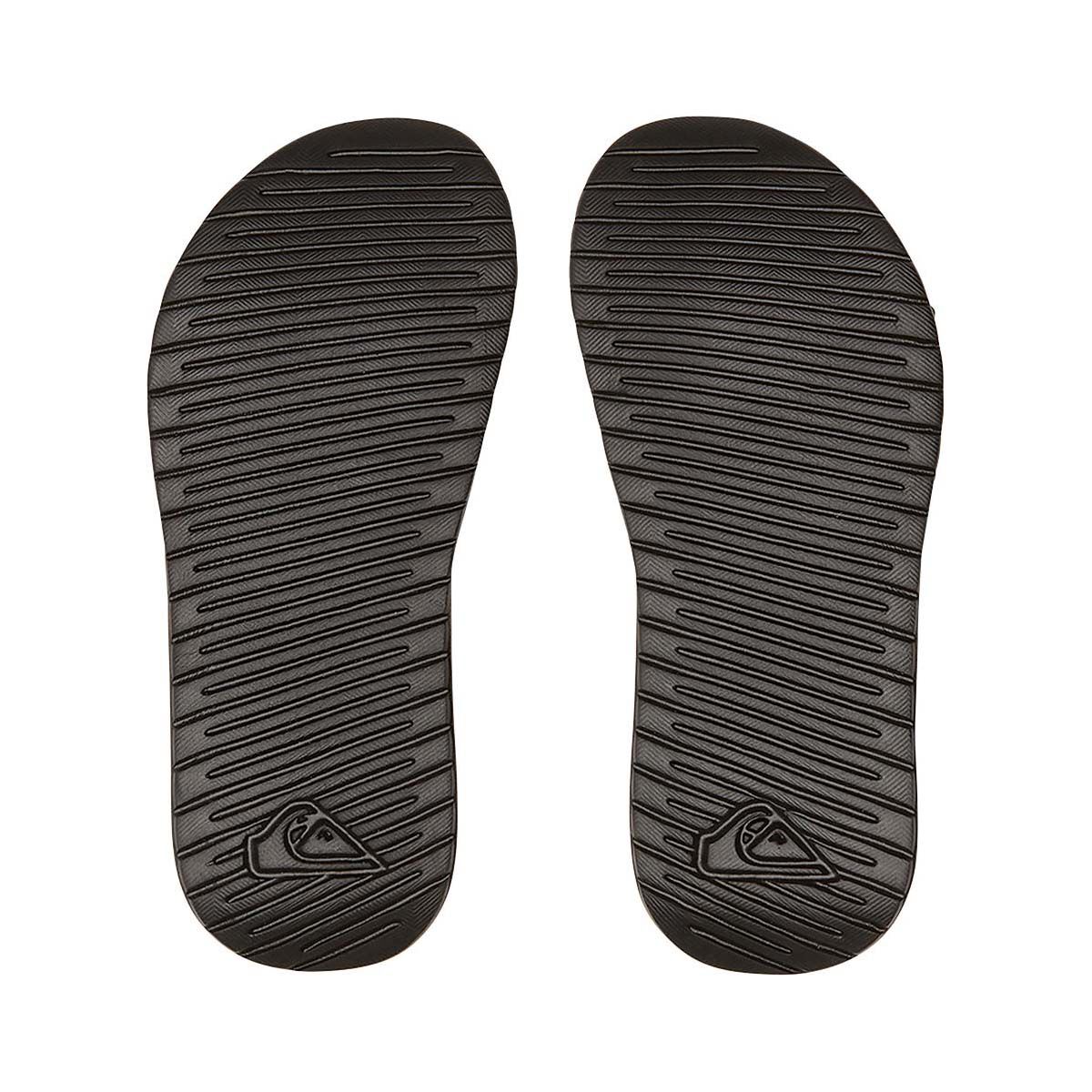 Quiksilver Youth Bright Coast Slides, Black/White/Black, bcf_hi-res