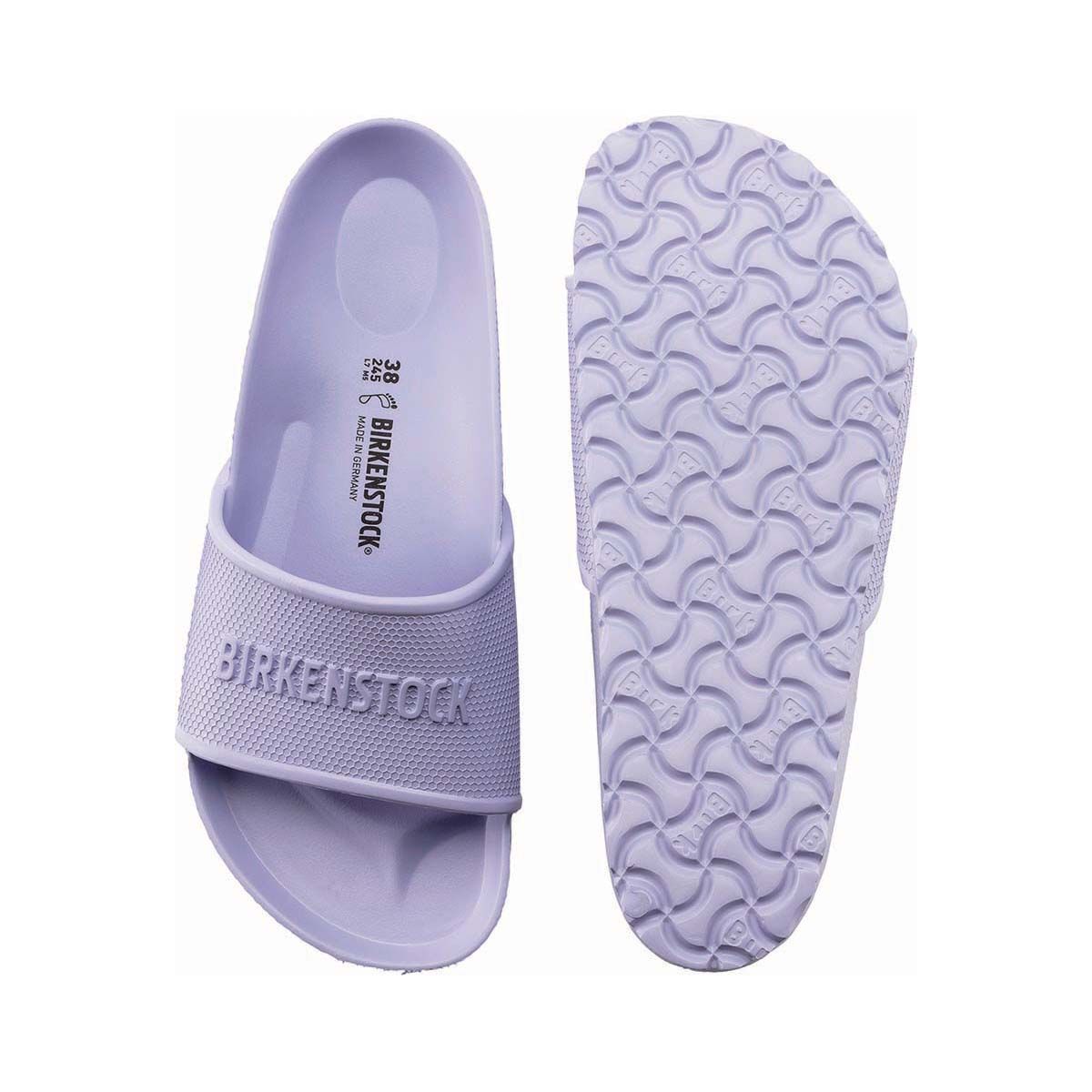 Birkenstock Unisex Barbados EVA Slides Purple Fog 36, Purple Fog, bcf_hi-res