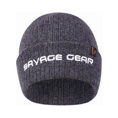 Savage Gear Unisex Beanie Charcoal OSFM, Charcoal, bcf_hi-res