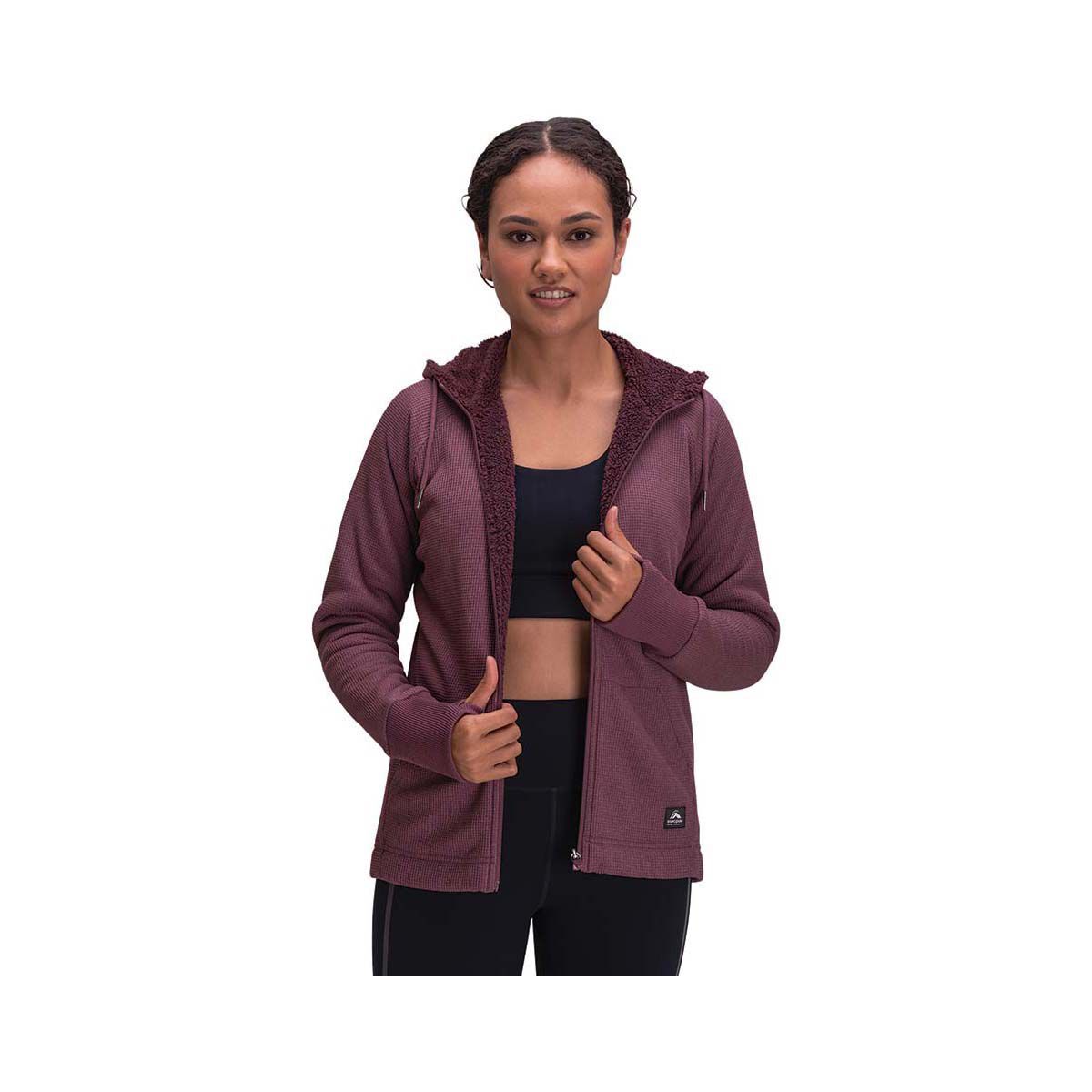 Macpac waffle sherpa hot sale hoody