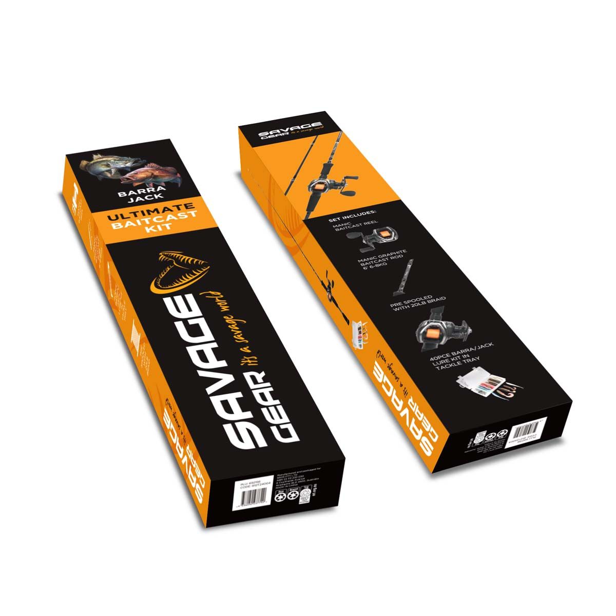 Savage Gear Manic Ultimate Barra Baitcast Combo and Lure Kit, , bcf_hi-res