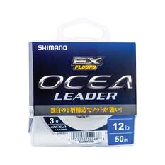 Shimano Ocea Fluoro Leader Line 50m Clear 6lb, Clear, bcf_hi-res
