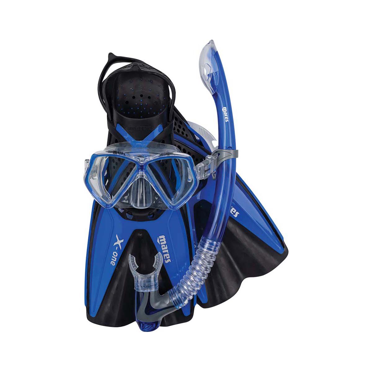 Mares X-One/Pirate Junior Dive Set Blue XS, Blue, bcf_hi-res