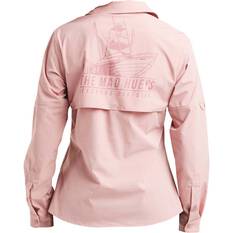 The Mad Hueys Women's Offshore Long Sleeve Fishing Shirt Rose XS, Rose, bcf_hi-res