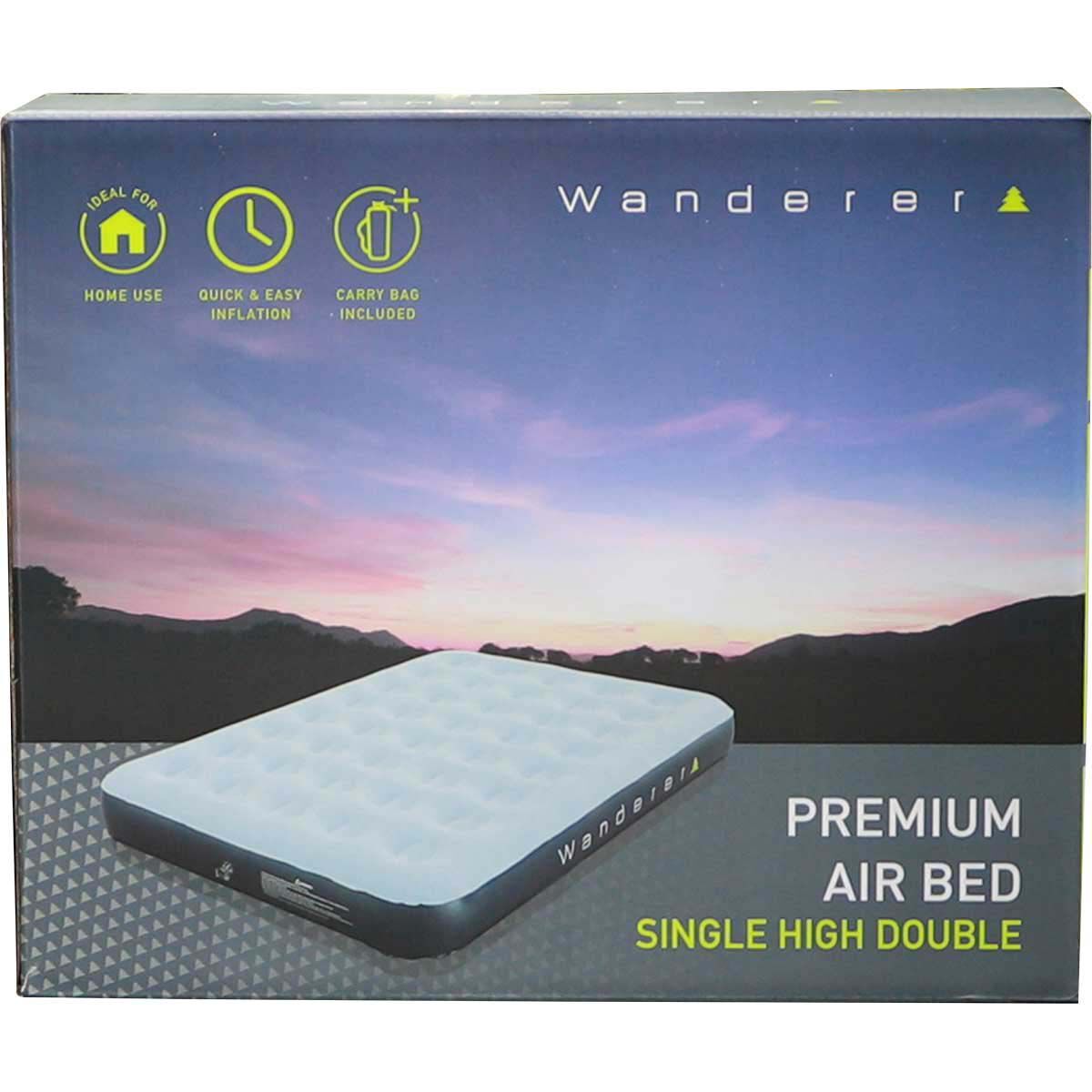 Wanderer Single High Premium Air Bed Double BCF