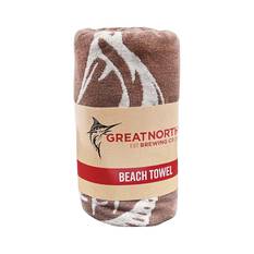 The Great Northern Brewing Co. Beach Towel Beige, Beige, bcf_hi-res