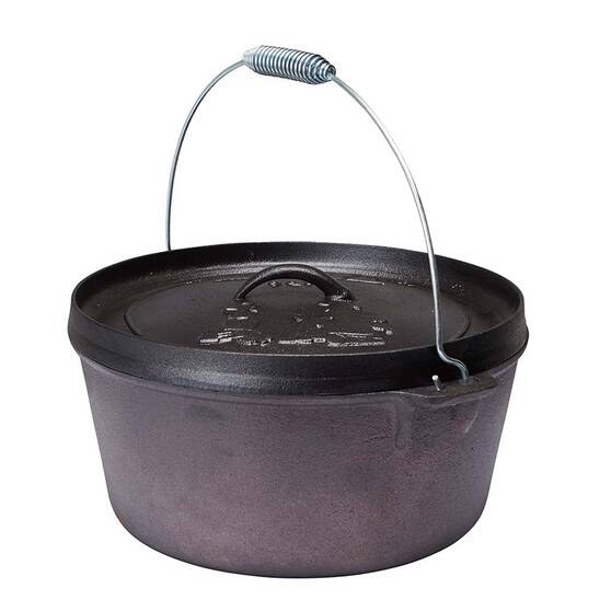 Campfire Pre Seasoned Cast Iron Camp Oven 9 Quart, , bcf_hi-res