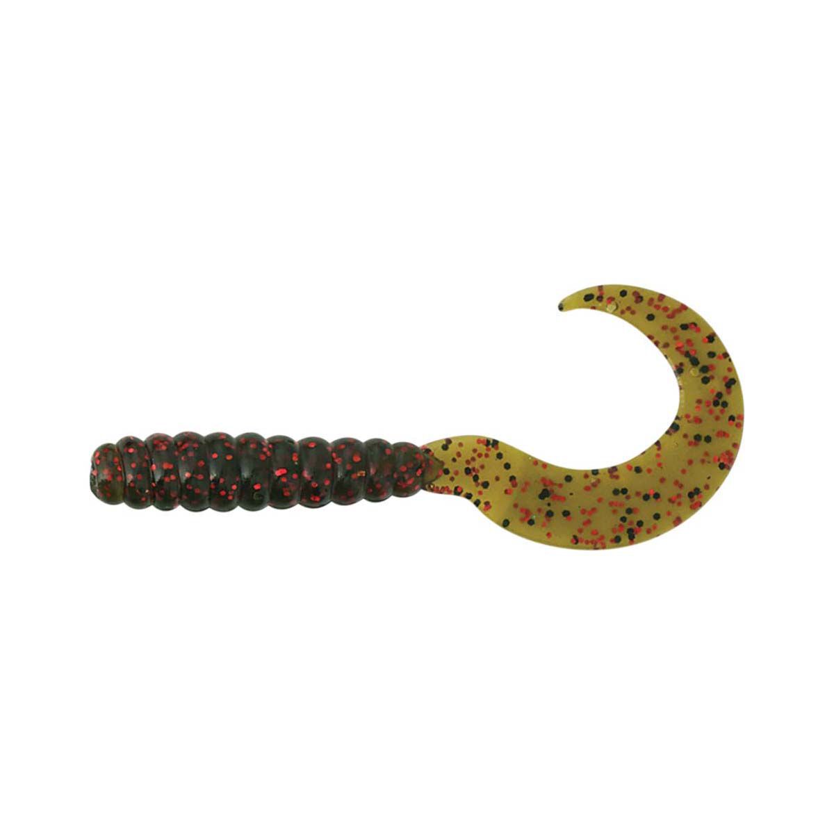 Pro Lure Grub Soft Plastic Lure 60mm Watermelon, Watermelon, bcf_hi-res