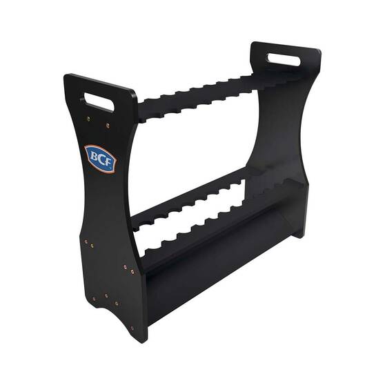 BCF Black MDF Rod Stand 24 Piece | BCF
