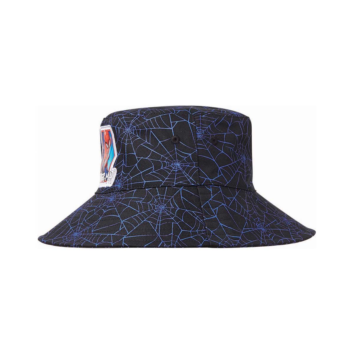 Marvel Kids' Spiderman Hat Black 6-8, Black, bcf_hi-res