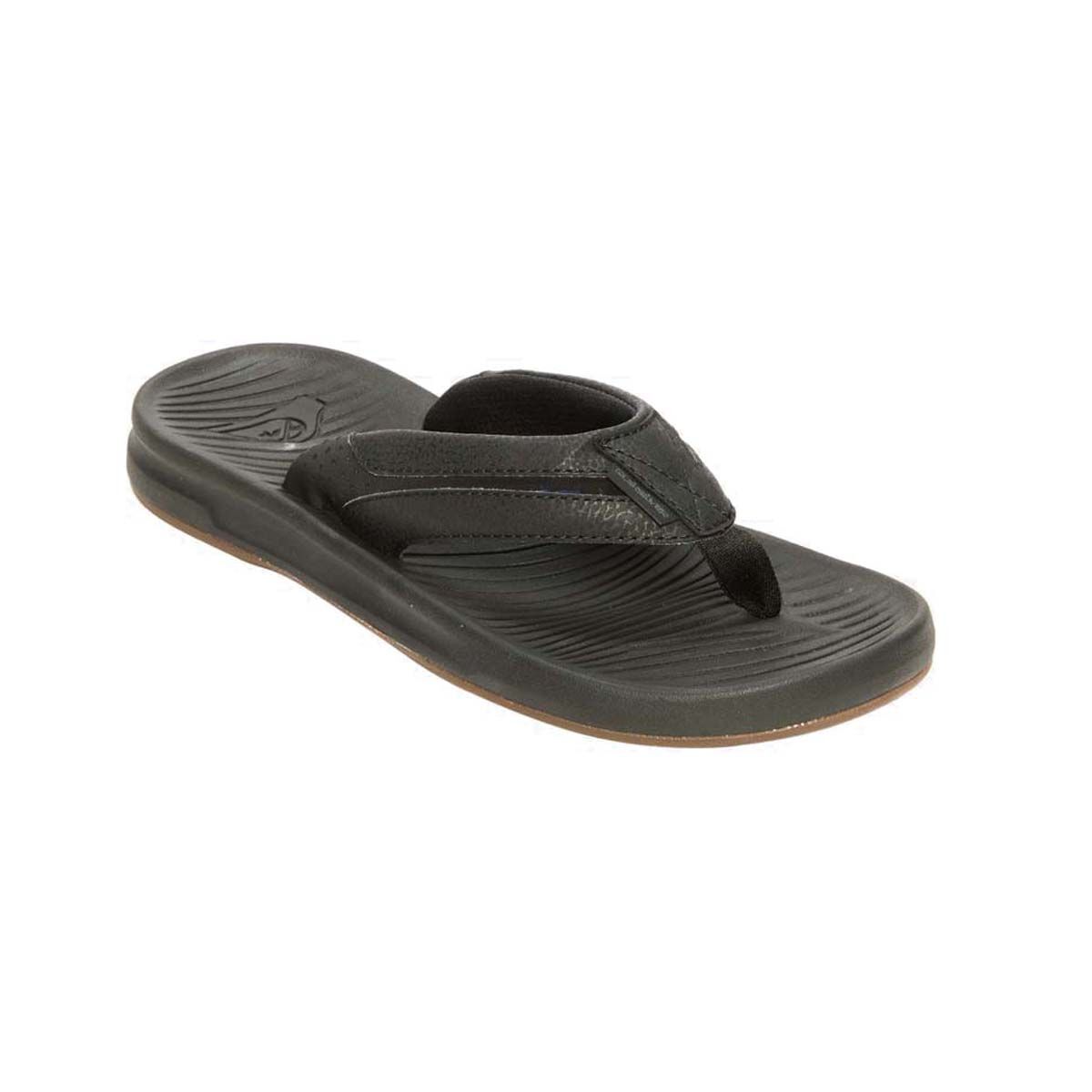 Quiksilver Men&rsquo;s Travel Oasis Thongs Black 8, Black, bcf_hi-res