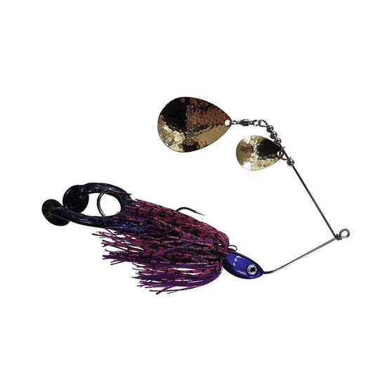 Gangster Mother Frogger Spinner Bait Lure 1oz Purple Black, Purple Black, bcf_hi-res