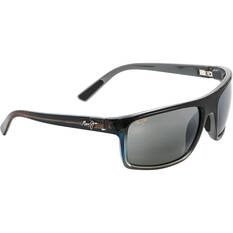 Maui Jim Men's Byron Bay Sunglasses Matte Black with Grey Lens, , bcf_hi-res