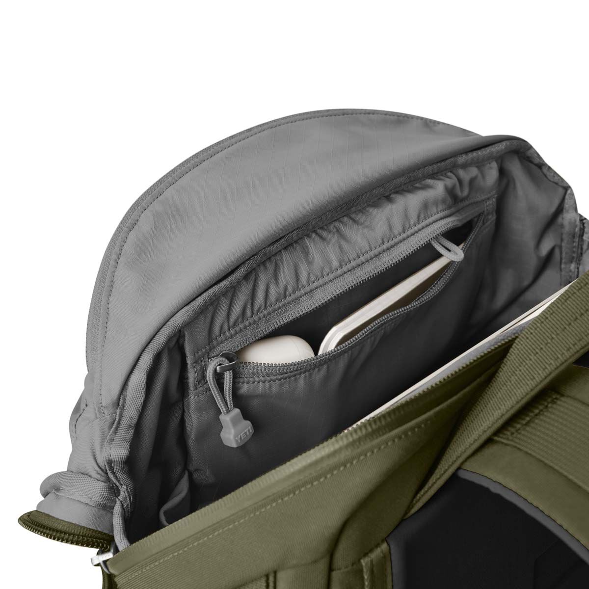 YETI&reg; Crossroads&reg; 22L Backpack Olive, Olive, bcf_hi-res