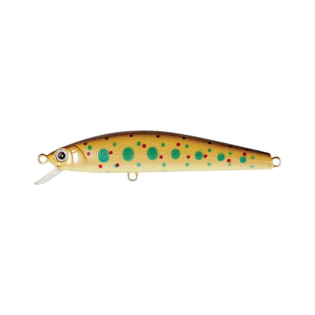 Atomic Hards Jerk Minnow Hard Body Lure 80mm Brown Trout BCF