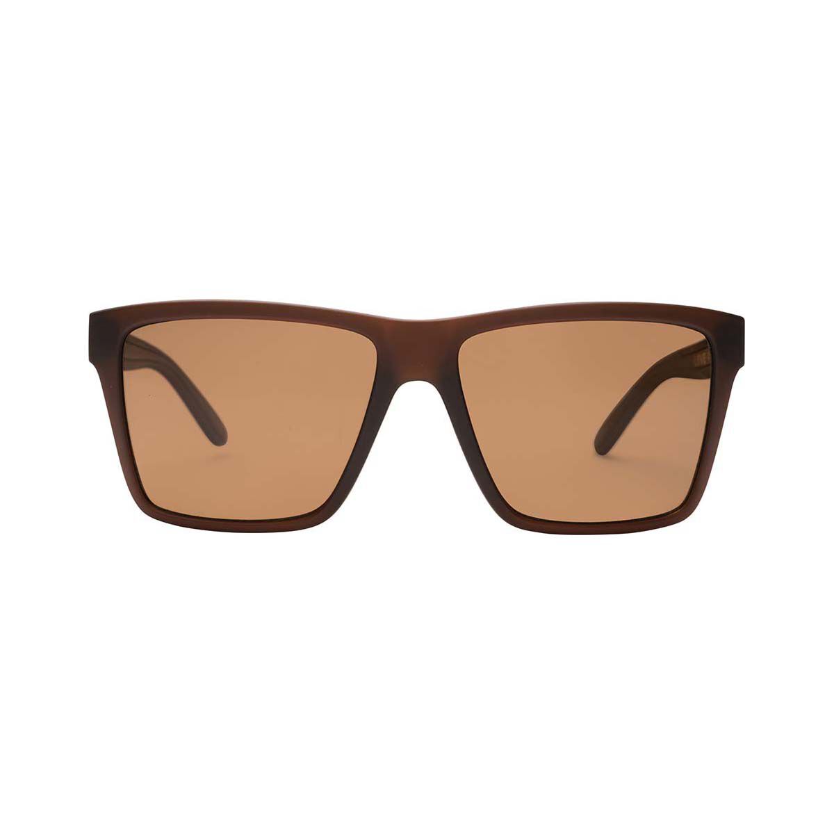 Liive X Sabotage Men&rsquo;s Polarised Sunglasses Matt Brown with Brown Lens, , bcf_hi-res