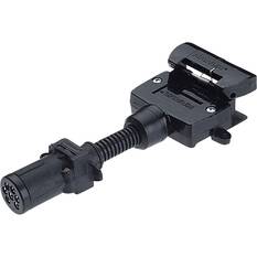 Narva 7 Pin Small Round Socket To 7 Pin Flat Trailer Plug, , bcf_hi-res