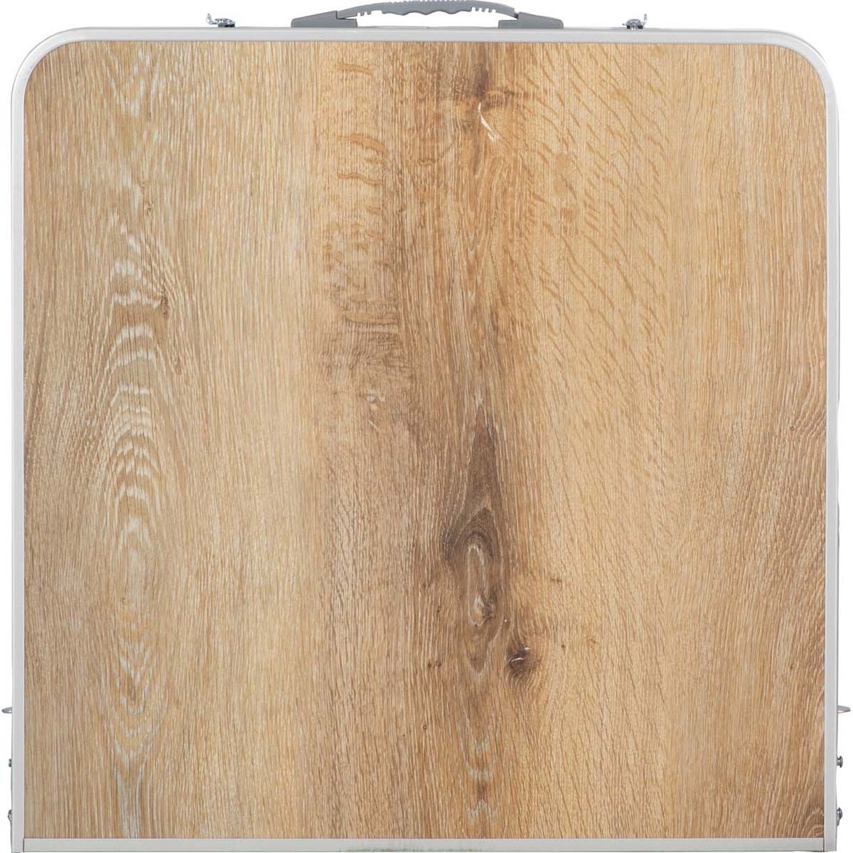 Wanderer Folding Wood Look Table, , bcf_hi-res