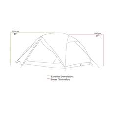 Zempire Zeus 2 Person Hiking Tent, , bcf_hi-res