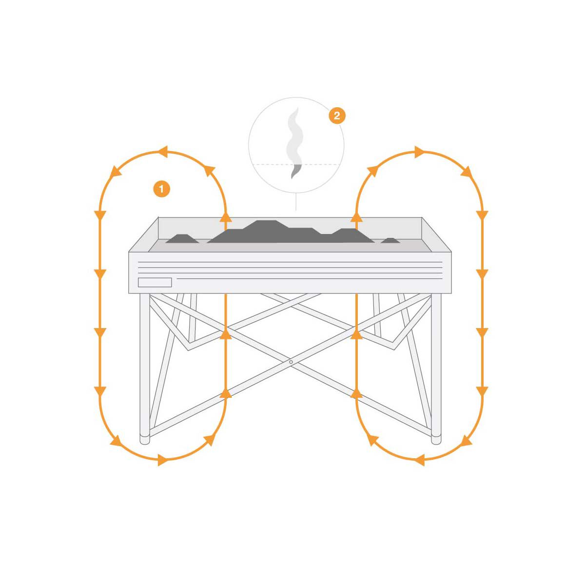 Fireside Portable Popup Fire Pit, , bcf_hi-res