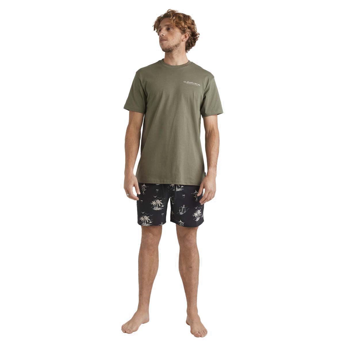 Quiksilver Men&rsquo;s Horizon Haze Volley Shorts, Black, bcf_hi-res