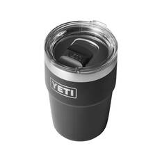 YETI® Rambler® Stackable Cup 16 oz (473ml) Black, Black, bcf_hi-res