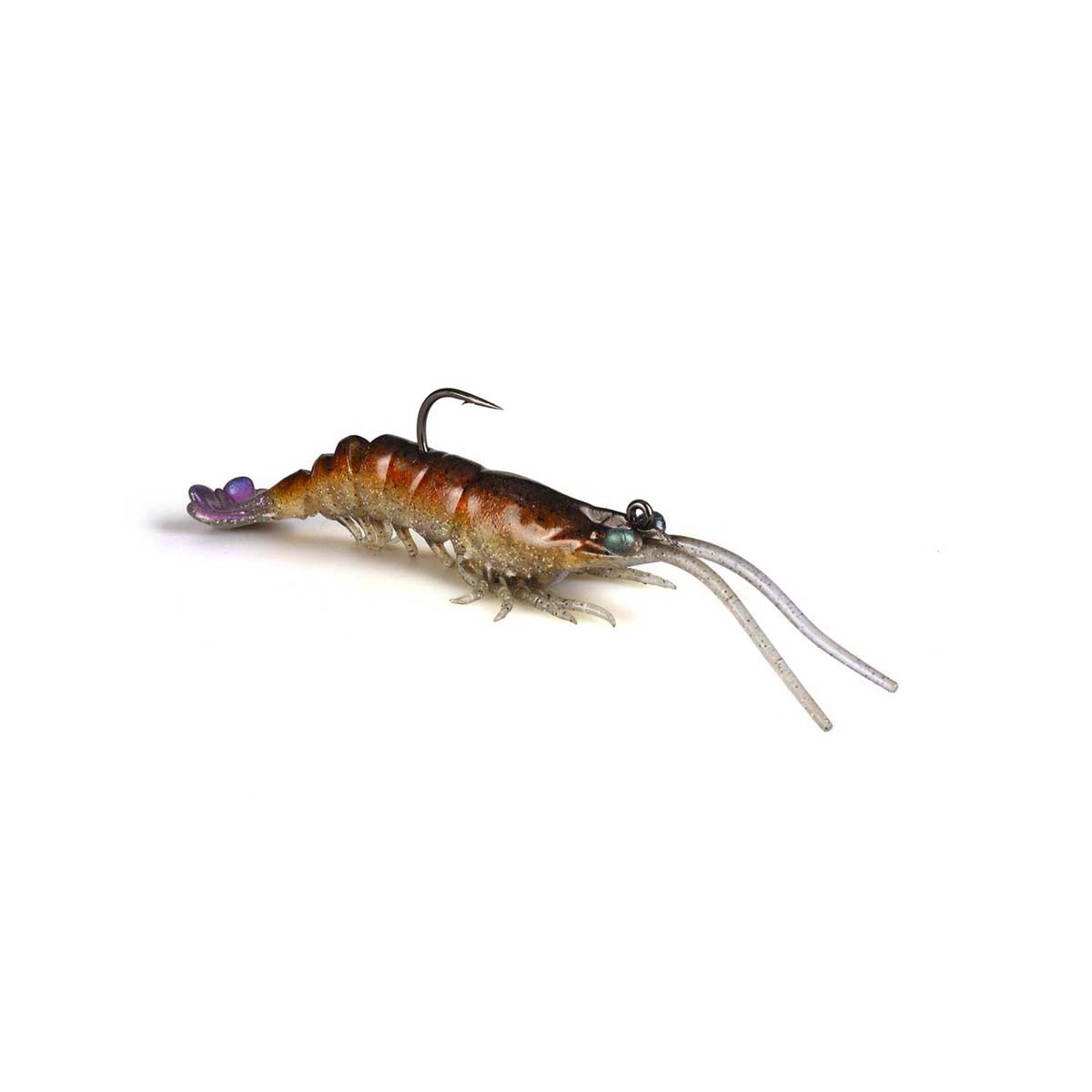 ZMan PrawnZ Elite Soft Plastic Lure 3.5in Brown Prawn, Brown Prawn, bcf_hi-res