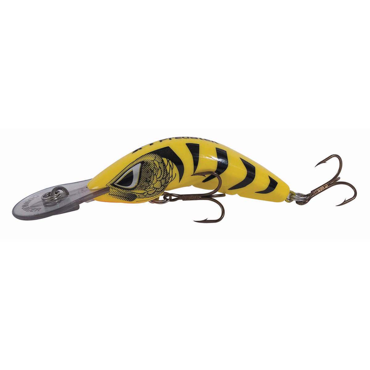 Predatek Boomerang Mid Hard Body Lure 80mm Yellow Tiger, Yellow Tiger, bcf_hi-res