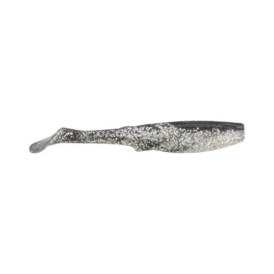 Berkley Gulp! Paddletail Shad Soft Plastic Lure 4in Black / Silver, Black / Silver, bcf_hi-res