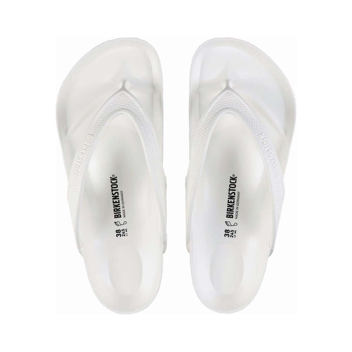Birkenstock Unisex Honolulu EVA Thongs, White, bcf_hi-res