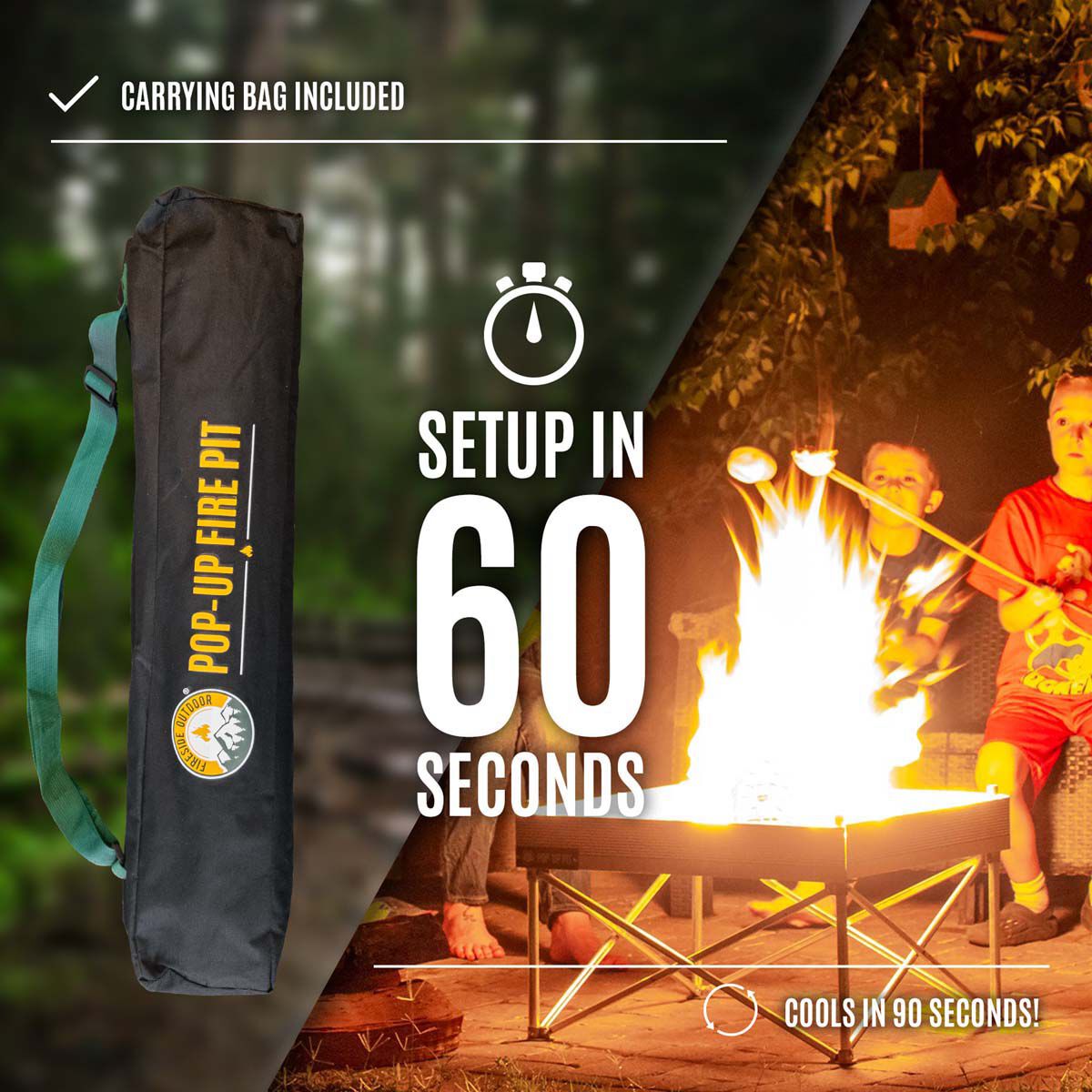 Fireside Portable Popup Fire Pit BCF