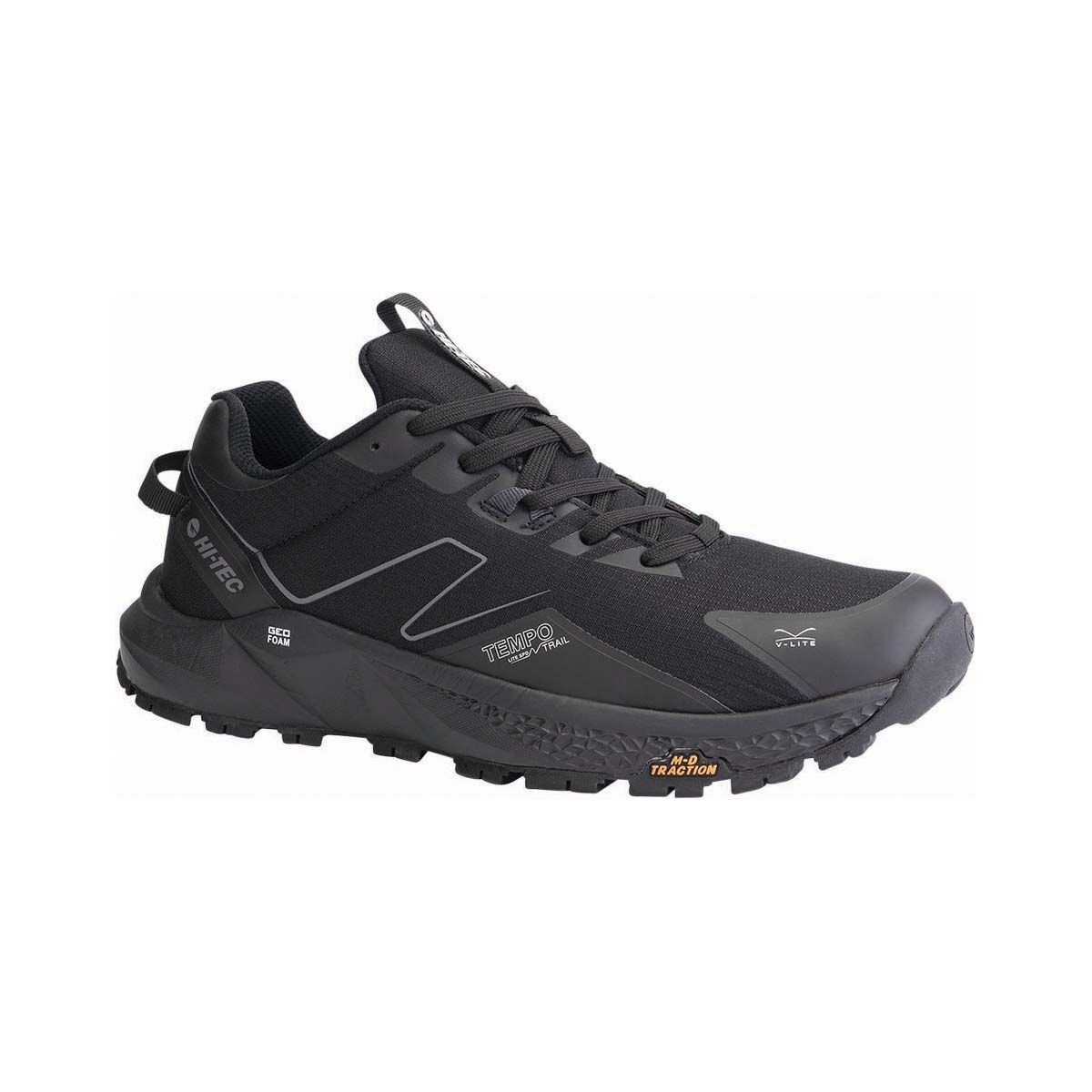 Hi-Tec Men&rsquo;s Geo Tempo Hiking Shoes Black 8, Black, bcf_hi-res