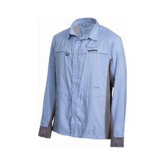 Shimano Men's Pro Vented Stretch Fishing Shirt, Cloudburst, bcf_hi-res