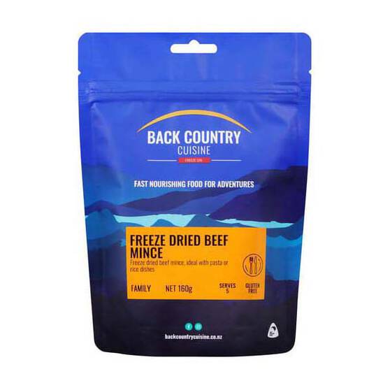 Back Country Cuisine Beef Mince Freeze Dried Food 5 Serves, , bcf_hi-res