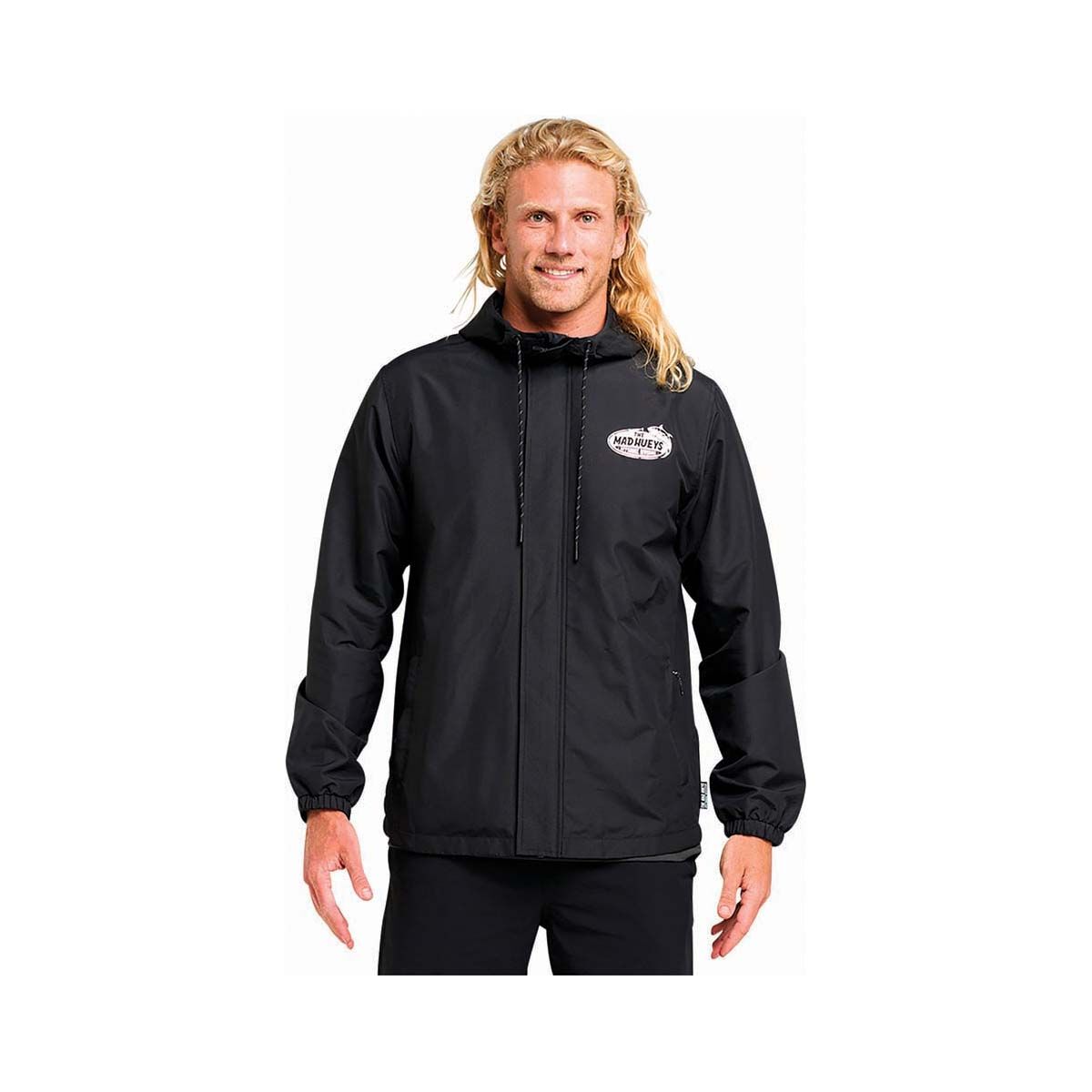 The Mad Hueys Men&rsquo;s Lovin Every Minute Spray Jacket Black S, Black, bcf_hi-res