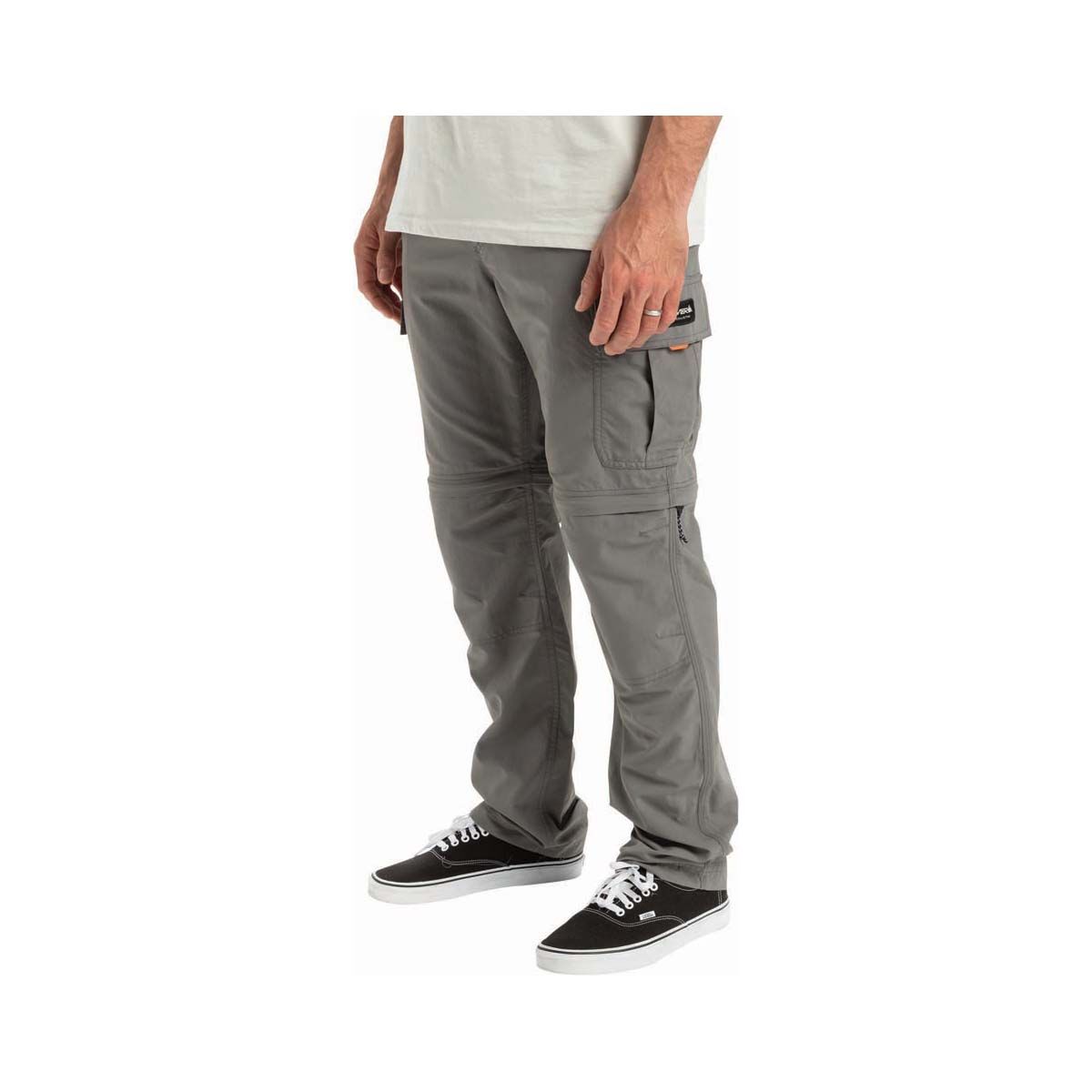 Quiksilver Men&rsquo;s Low Tide Cargo Pants, Grey, bcf_hi-res