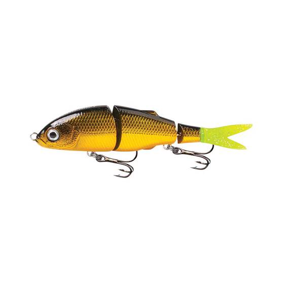 Fishcraft Bull Dog Glidebait Hard Body Lure 90mm Black and Gold, Black and Gold, bcf_hi-res