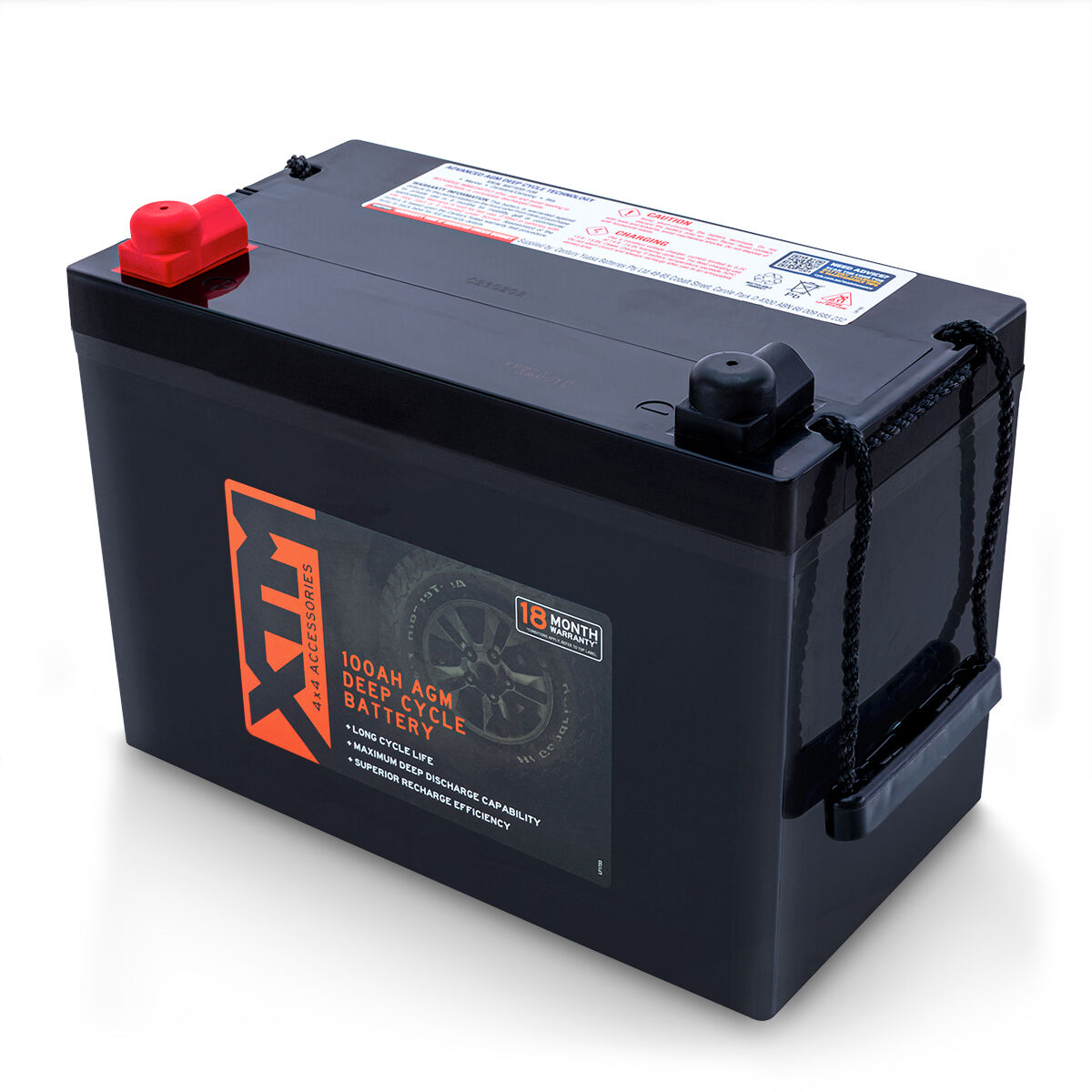 XTM Deep Cycle AGM Battery DC12-100AGM, , bcf_hi-res